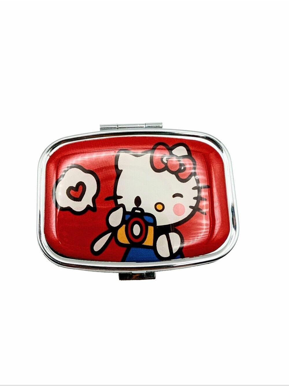 Hello Kitty Compact Organizer With Mirrored Lid
